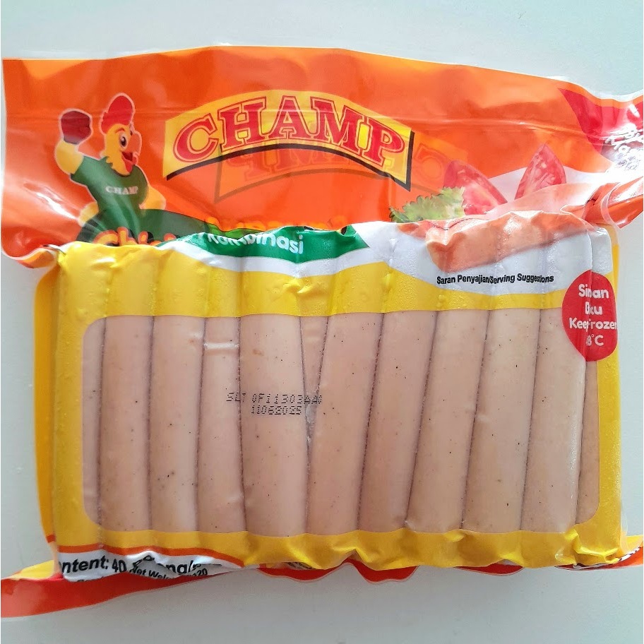 

Champ Sosis Ayam 1kg isi 40 | Lebih banyak, lebih hemat