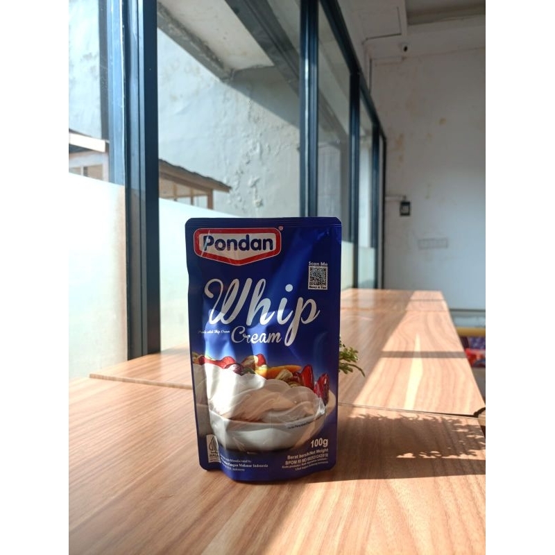 

Pondan whip cream pouch 100g
