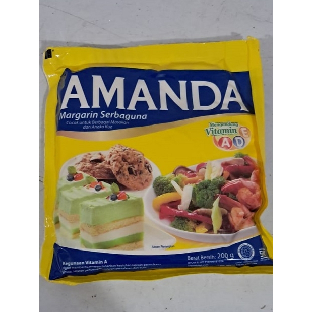

Amanda Margarin Sachet 200gr/Amanda Margarin Mentega