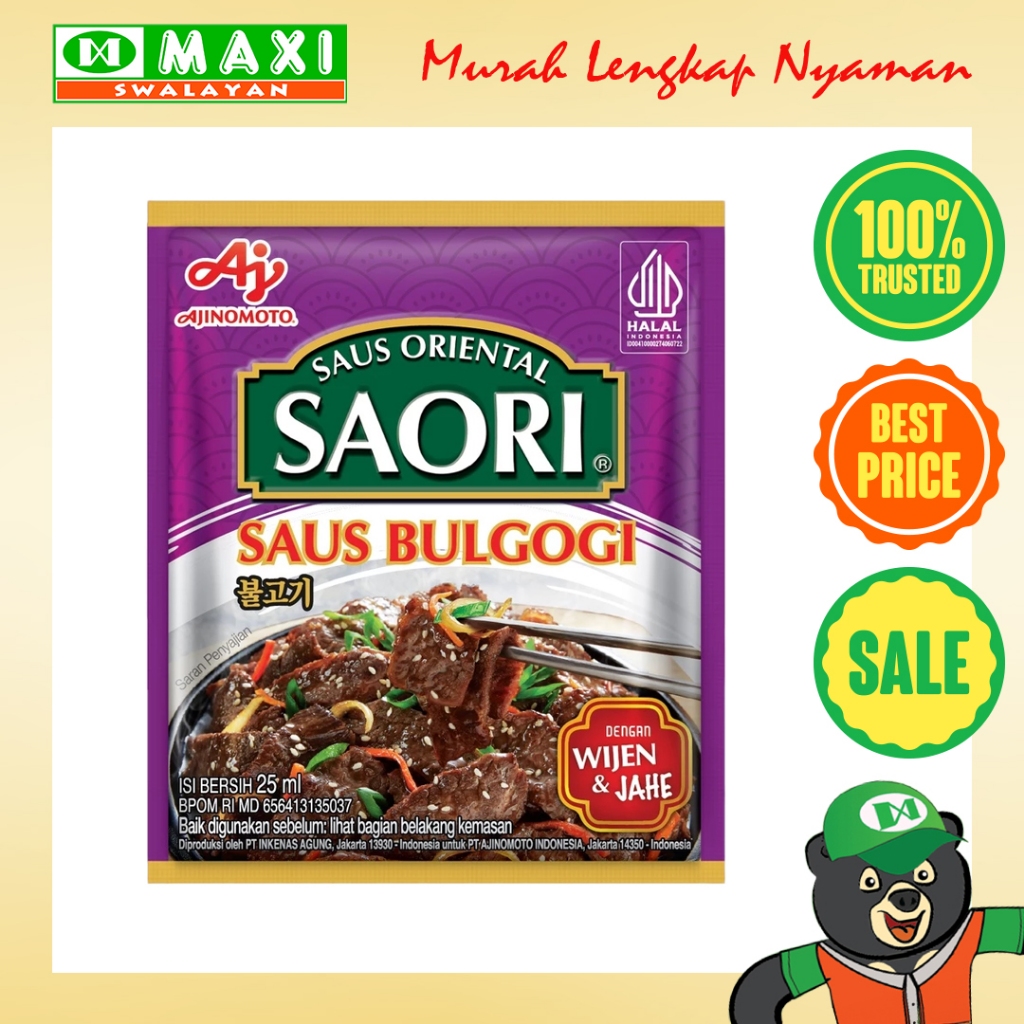 

Saori Saus Bulgogi 25 ml.