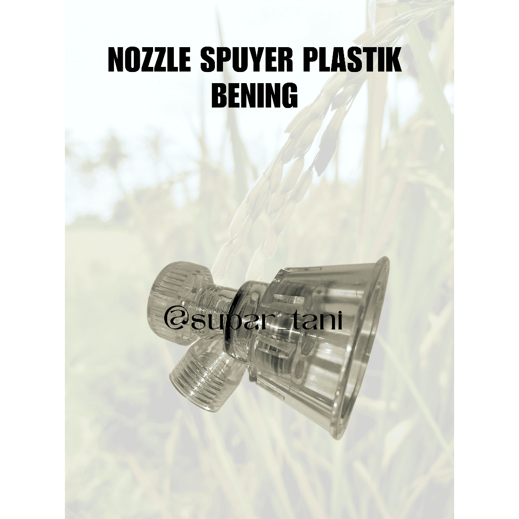 nozzle spuyer plastik bening