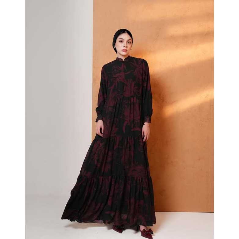 Heaven Lights - Vayra Dress - Dress Motif Wanita