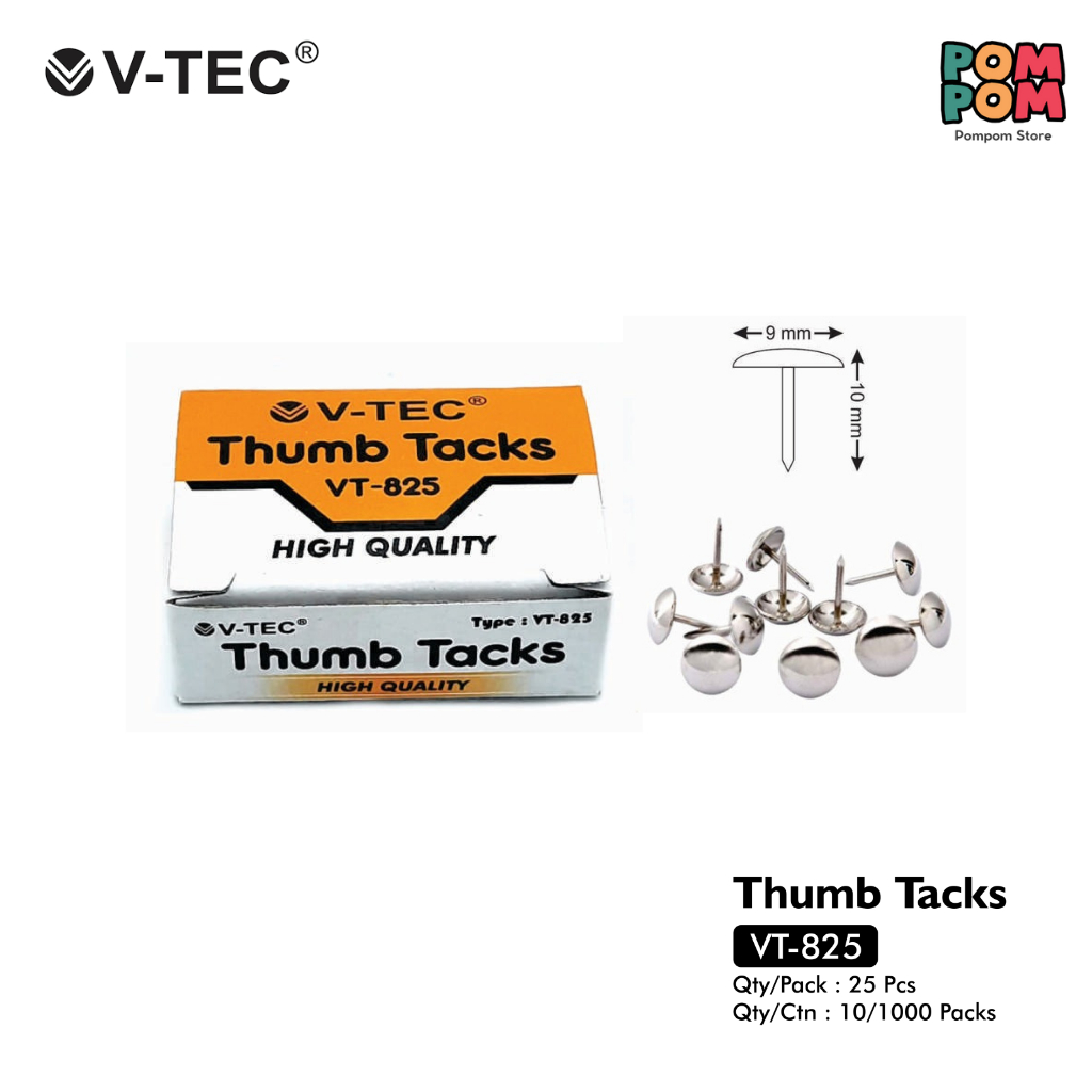 

Thumb Tacks Paku Payung High Quality V-Tec VT-825