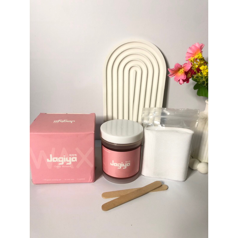 PRELOVED JAGIYA SUGAR WAXING KIT - Jagiya Sakura Cherry Blossom Waxing Kit / KALON WAXING