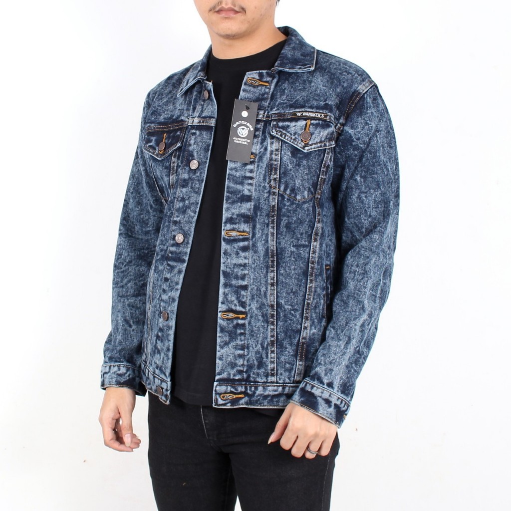 Wangkers Jaket Jeans Denim Size M L XL