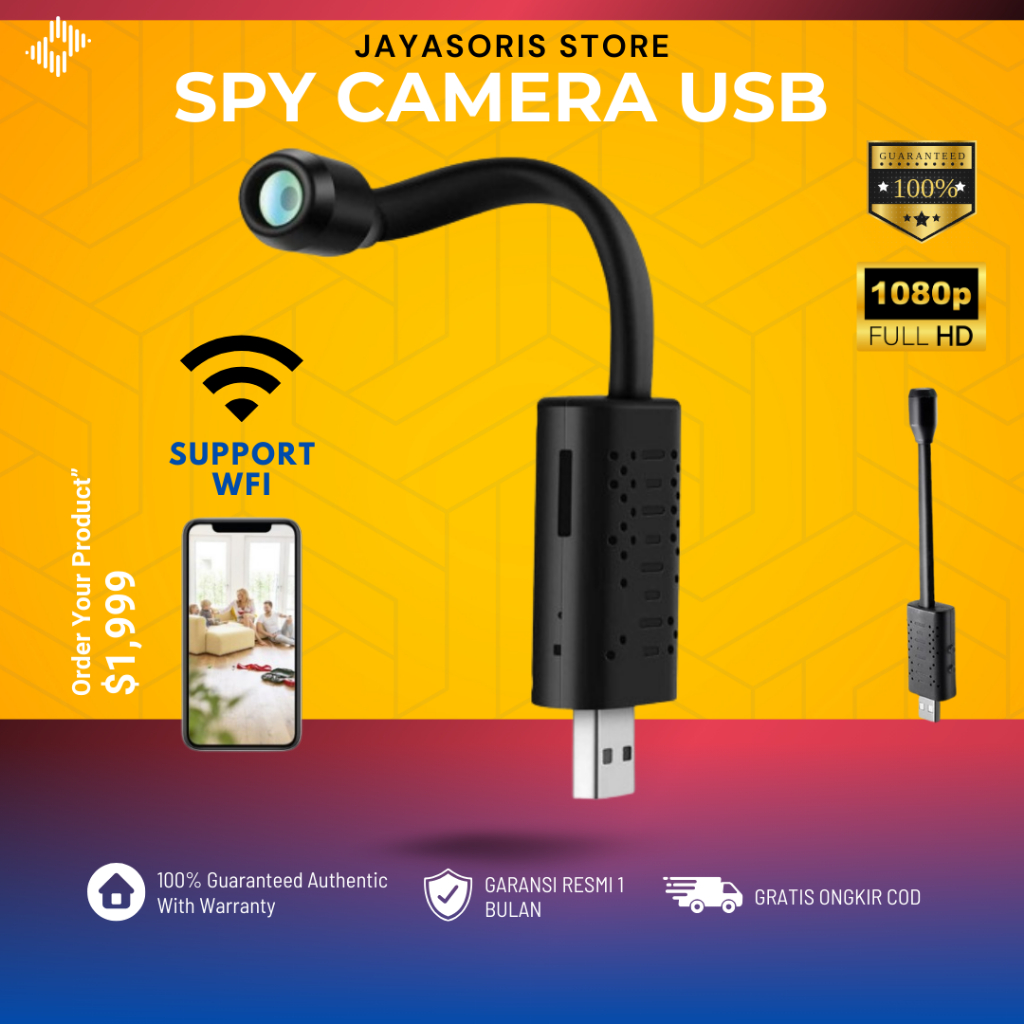 KAMERA MINI KECIL CAMERA CCTV KECIL WIFI SPY CAM CAMERA KAMERA PENGINTAI MINI CCTV MINI MURAH JS108