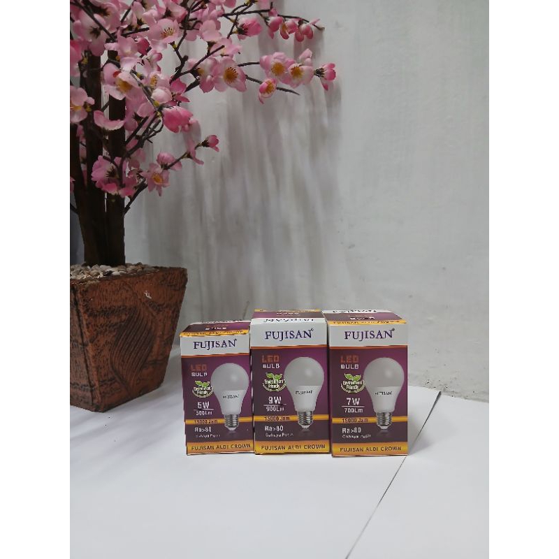 lampu led bulb fujisan aldi crown 5 watt