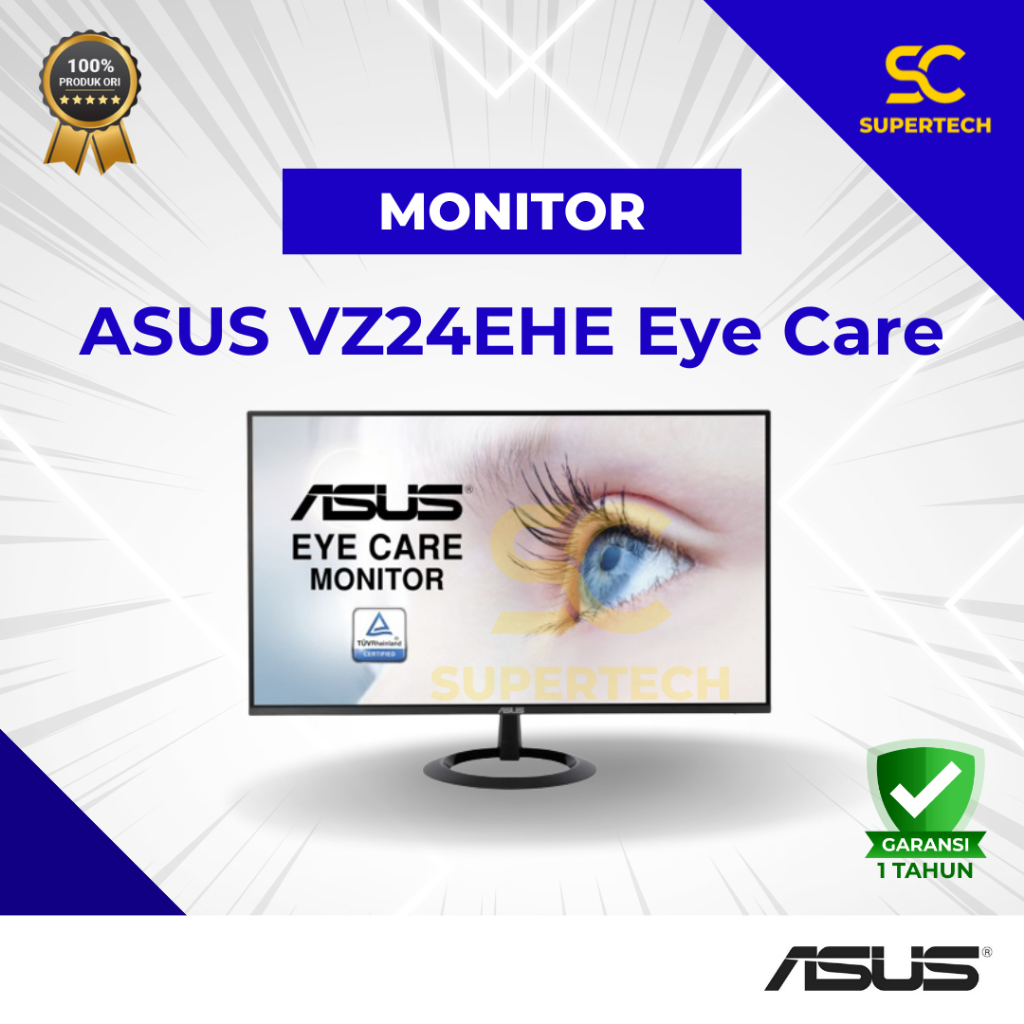LED MONITOR ASUS VZ24EHE Eye Care Monitor – 24 inch