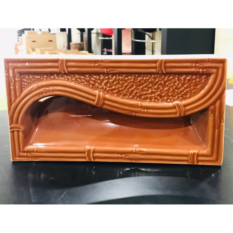 Roster Keramik/Angin-Angin/Batu Krawang Type Sandstone Brown Ukuran 15x30 CM