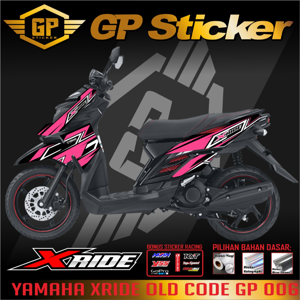 STRIPING VARIASI YAMAHA XRIDE / STICKER LIST VARIASI MOTOR XRIDE OLDLAMA 006