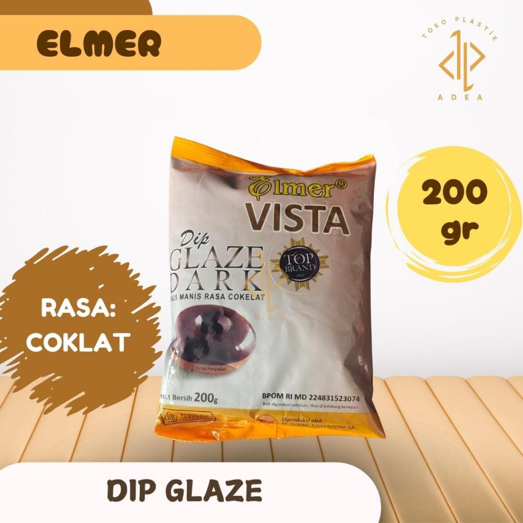 

[200 GR] Elmer Dip Glaze / Coklat Glaze Elmer Rasa Coklat