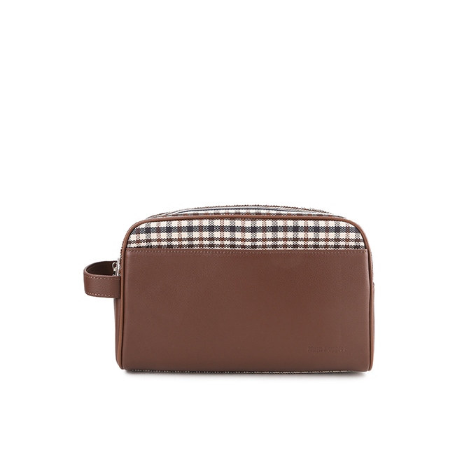Hush Puppies Tas Pria Teddy Clutch Brown