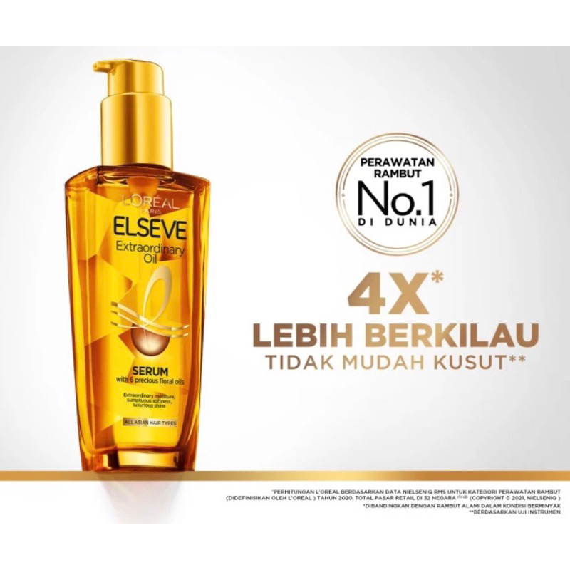 LOreal Paris Extraordinary Oil Gold - Vitamin Rambut 100ML