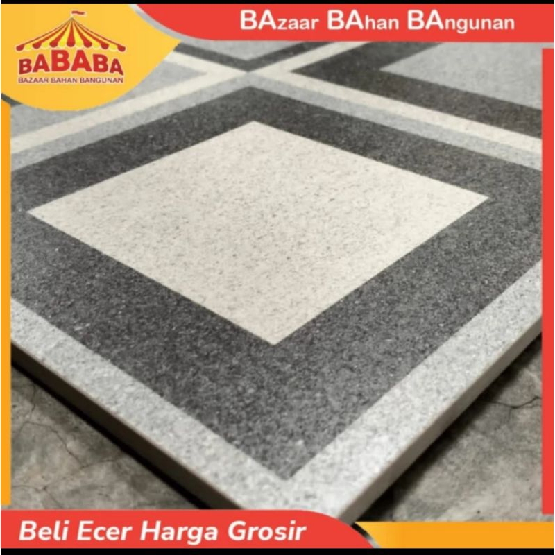 GRANIT LANTAI MATTE KASAR 60X60 MOTIF KOTAK PERSEGI MGM SS020 DECO