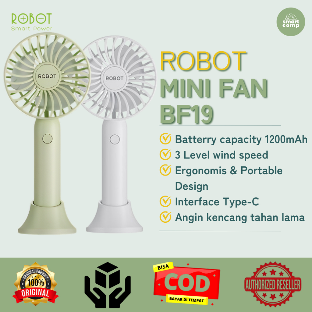 ROBOT RT-BF19 KIPAS PORTABLE KIPAS MINI
