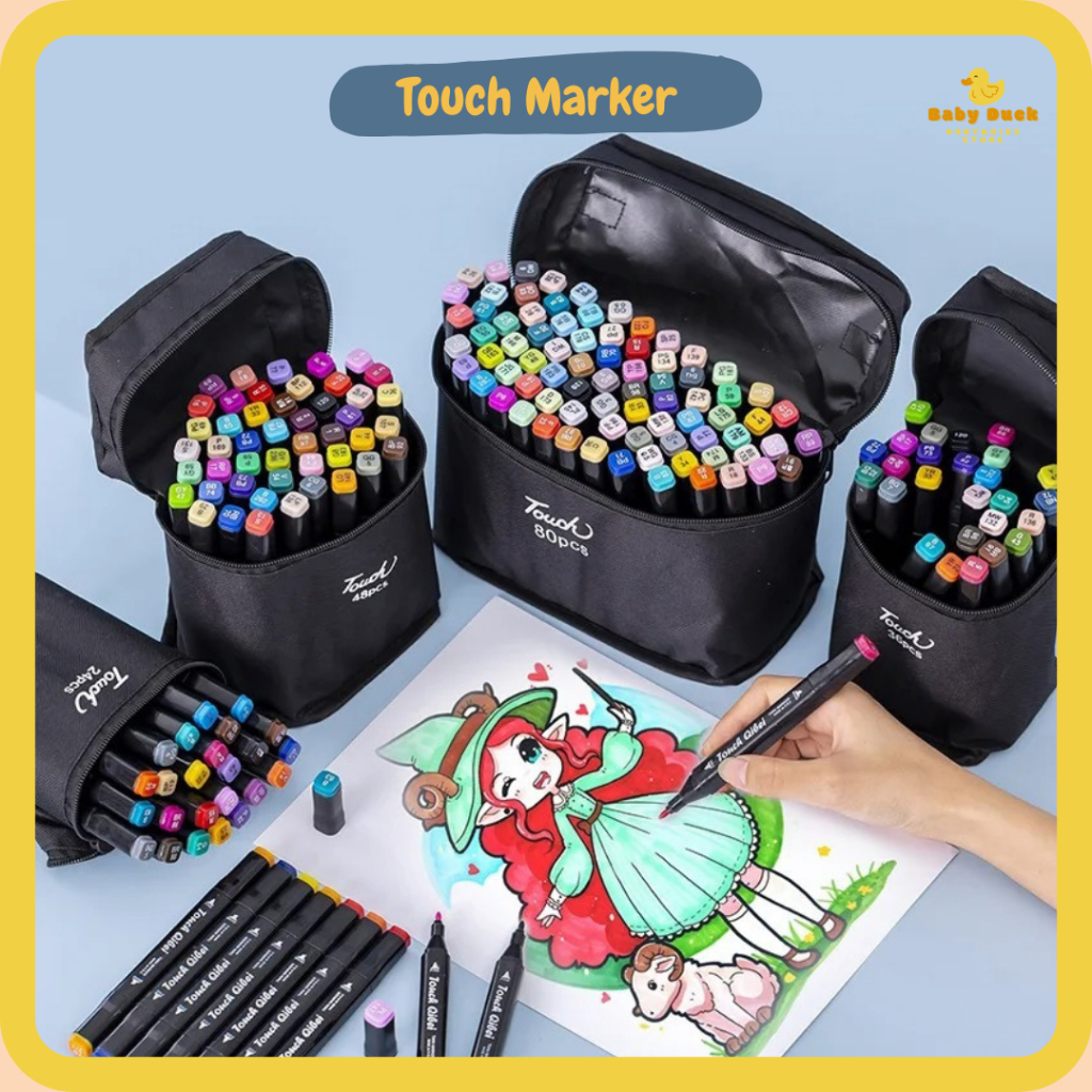 Sketsa Spidol Marker Set Spidol Dual Side Touch Marker Spidol Sketsa Spidol Graffiti Spidol Stabilo