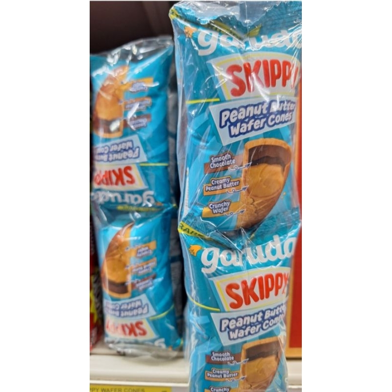 

Garuda Skippy Wafer Cones, isi 10 pcs, enakkk