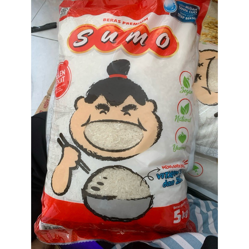 

BERAS SUMO MERAH 5 kg Premium Ready stok