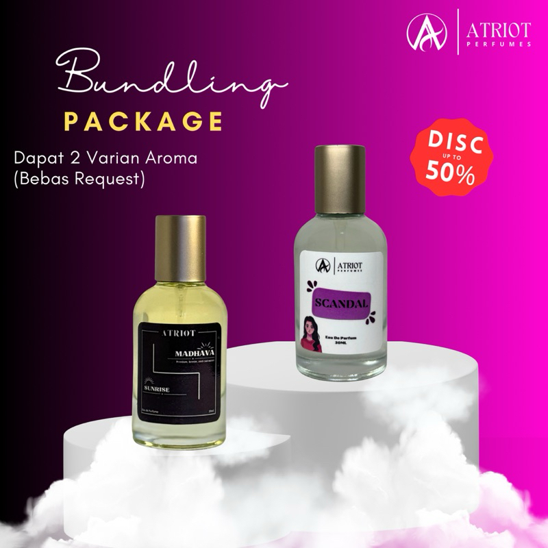 PAKET BUNDLING - ATRIOT Parfume - Eau De Parfume - 30ML - Parfum Pria Tahan Lama - Premium