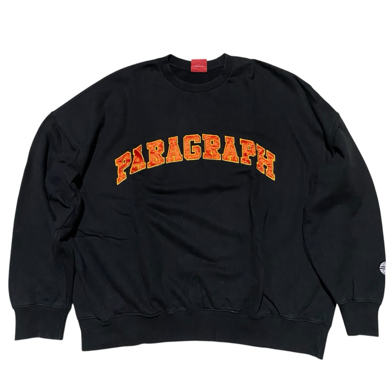 Paragraph P08 black crewneck