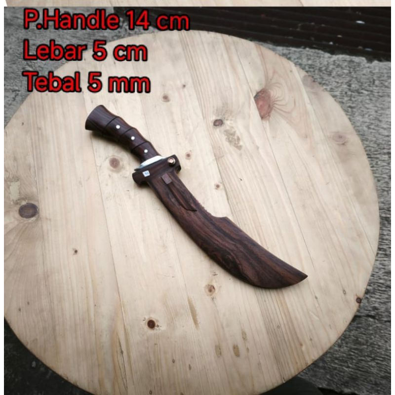 Hancracft Bowie Pisau Dapur/Alat Sembelih Hewan Baja HSS