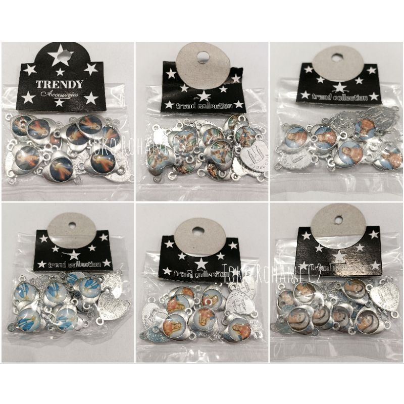 Harces Love Gambar B34 Isi 12 M2/50 - Harces Love - Liontin - Kalung Rosario - Harces Rosario - Baha