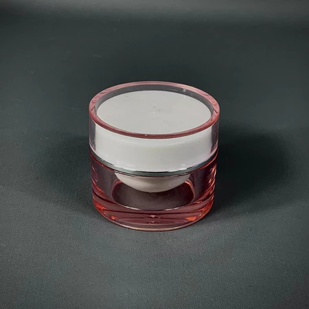 Pot Acrylic 10 gram Pink Transparant / Pot Cream 10 gram / Pot Cream Kosmetik 10 gram