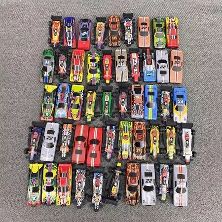 

Yunleo Model Mobil Balap Mobil Mini 50Pcs Mainan Anak Mobil Mini Colorful Racing Set Mini Car Mainan