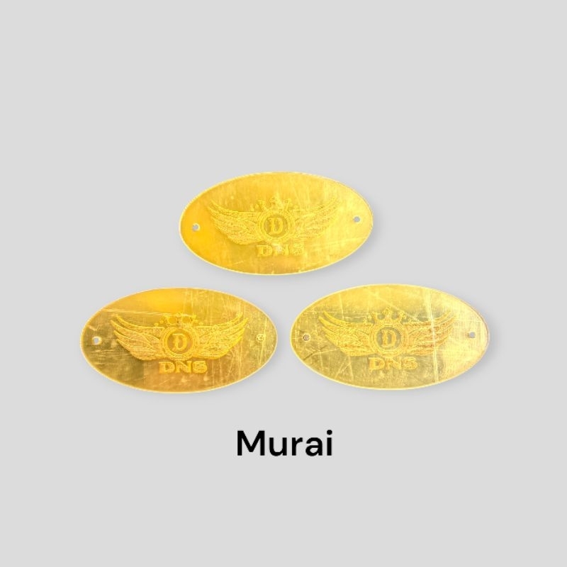 logo emblem sangkar DNS arkrilik mirror