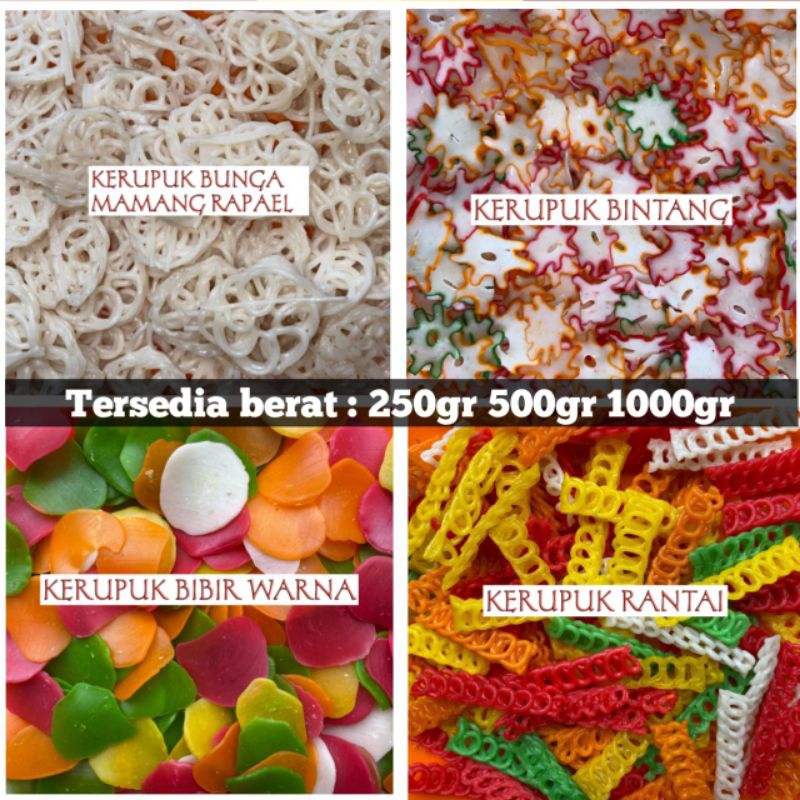 

Kerupuk seblak mentah aneka macam kerupuk TERMURAH