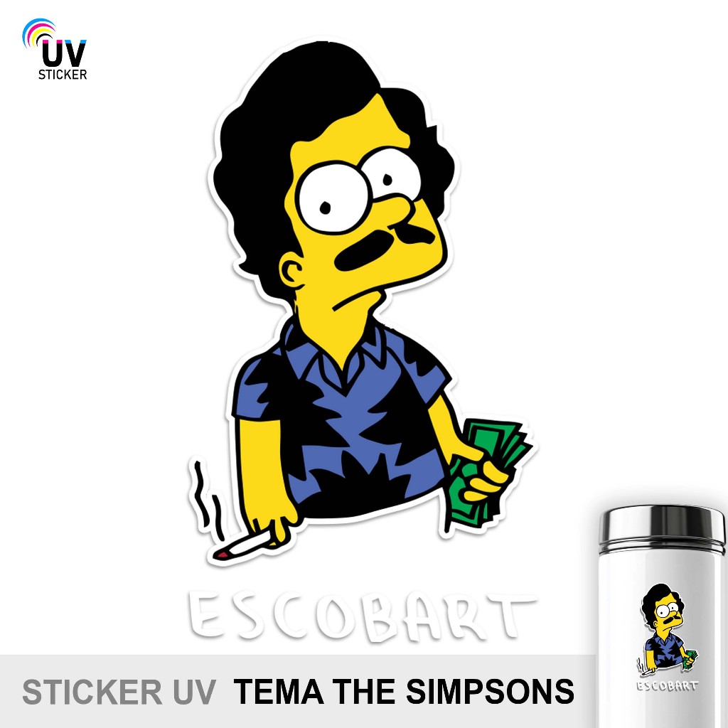 

STIKER UV - TEMA THE SIMPSONS | STICKER UV, STICKER MOTOR, STICKER MOBIL, STICKER HELM, STICKER TUMBLER, STICKER 3D, STICKER UV DTF BY UVSticker