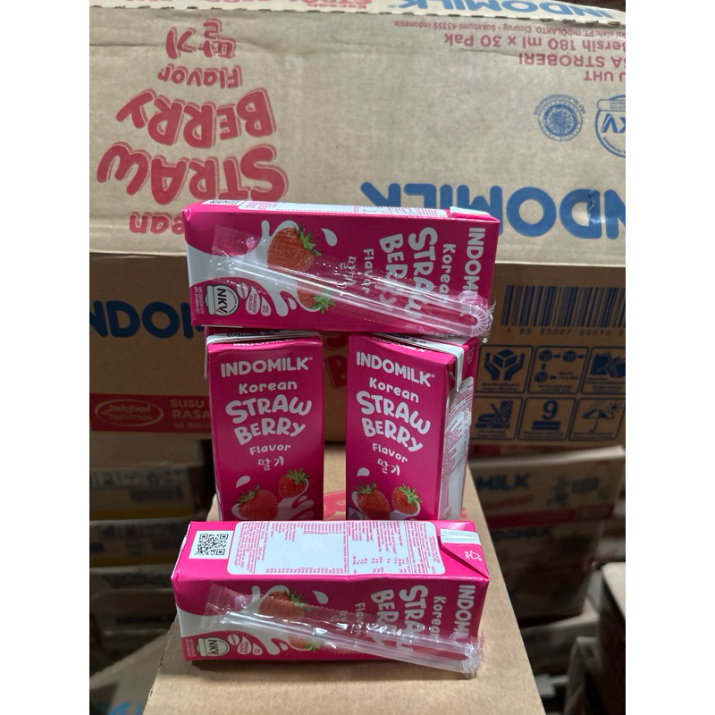 

indomilk korean strowberry flavor