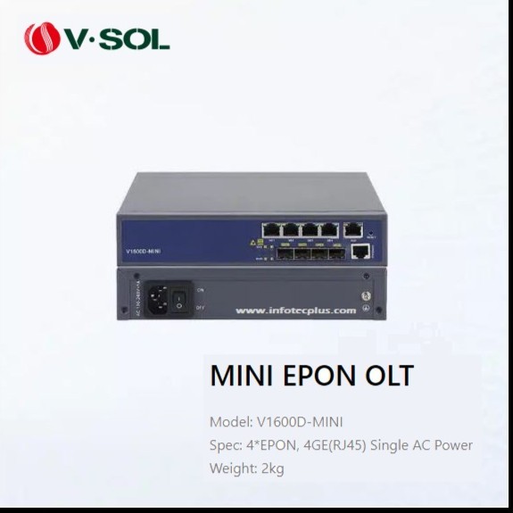 OLT EPON VSOL V1600D Mini EPON OLT VSOL V1600D Mini 4*EPON-CNTL