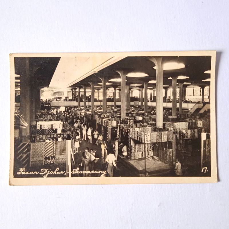 

Antik Kartu Pos Lama Pasar Djohar Semarang Terpakai Perangko 1950's