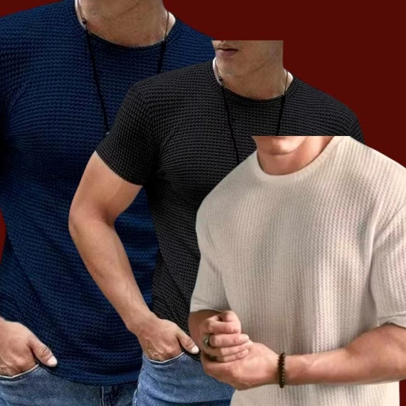 Kaos Polos Waffle Premium / Kaos Serian Jumbo / Koas Size S-4XL Termurah