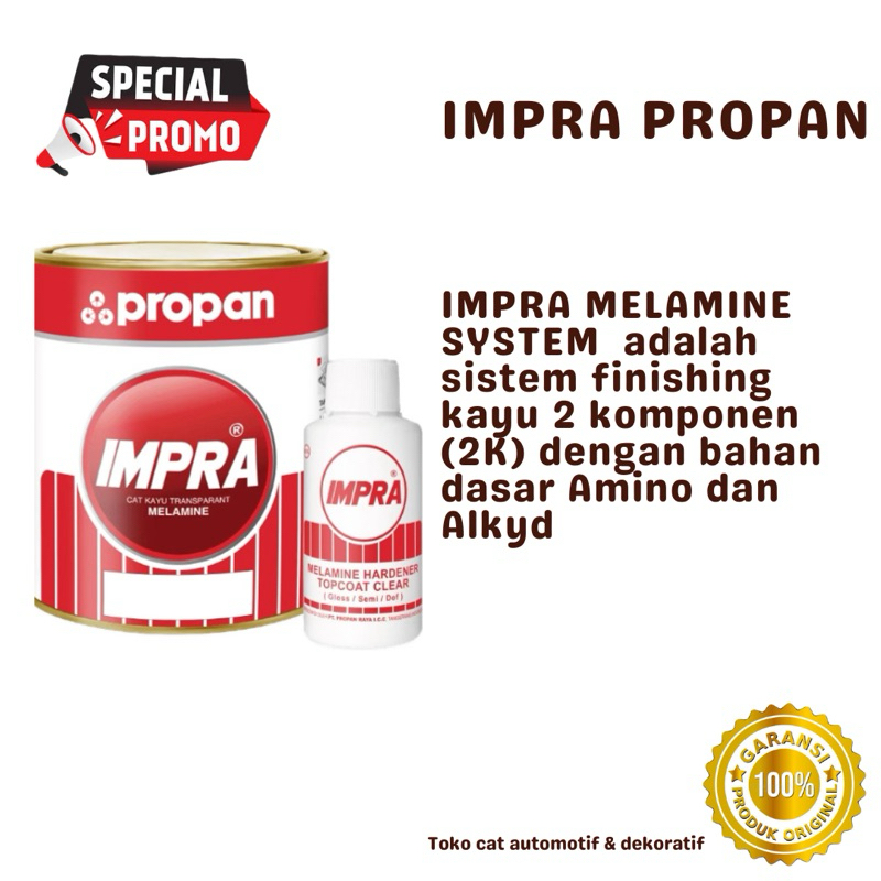 (FREE ONGKIR) IMPRA MELAMINE PROPAN MELAMIN KAYU