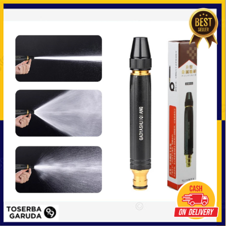 Kepala Semprotan Air Hose Nozzle Water Jet Spray Alat Penyemprot Penyiram Tanaman Steam Cuci Motor M