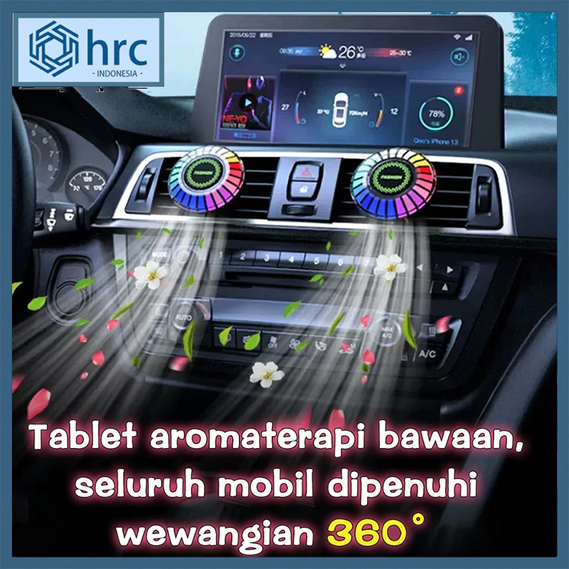 Lampu Musik Aromaterapi Mobil Parfum Mobil Led Bar Lampu Equalizer Audio Segarkan Udara Di Dalam Mob