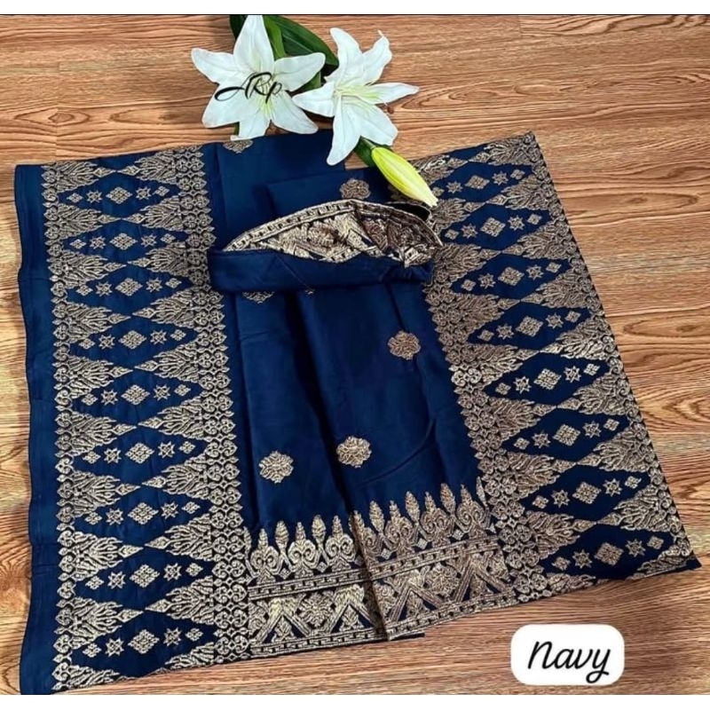 Kamen Songket Premium + Saput Udeng Couple Bordir
