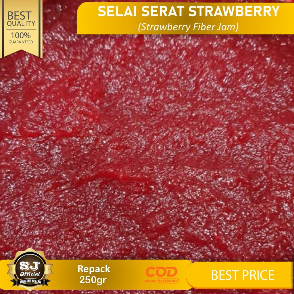 

Selai Serat Strawberry Sweet Nice 250gr - Selai & Olesan Roti