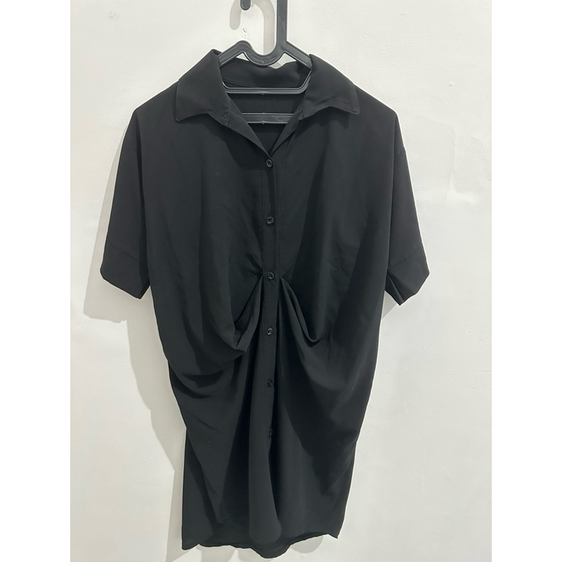 Dress Kemeja Hitam