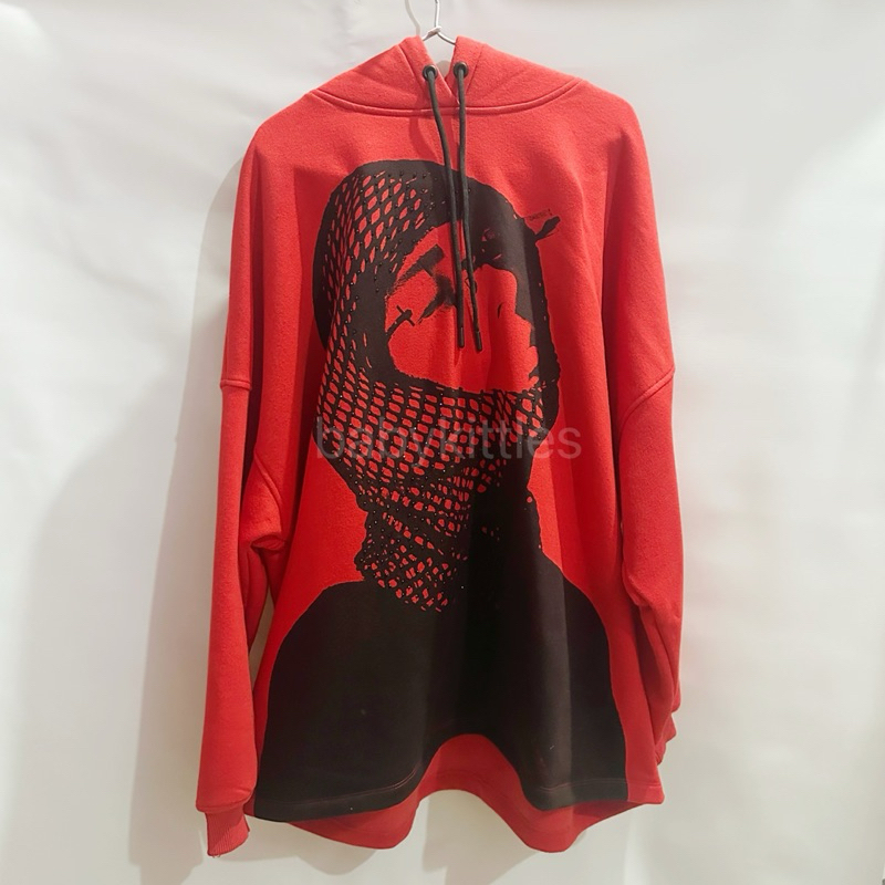 [PRELOVED] BILLIE EILISH X Bershka - Red Oversize Hoodie