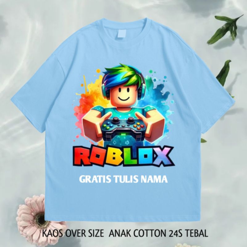 Roblox Kaos Oversize Anak Laki Laki Perempuan Roblox