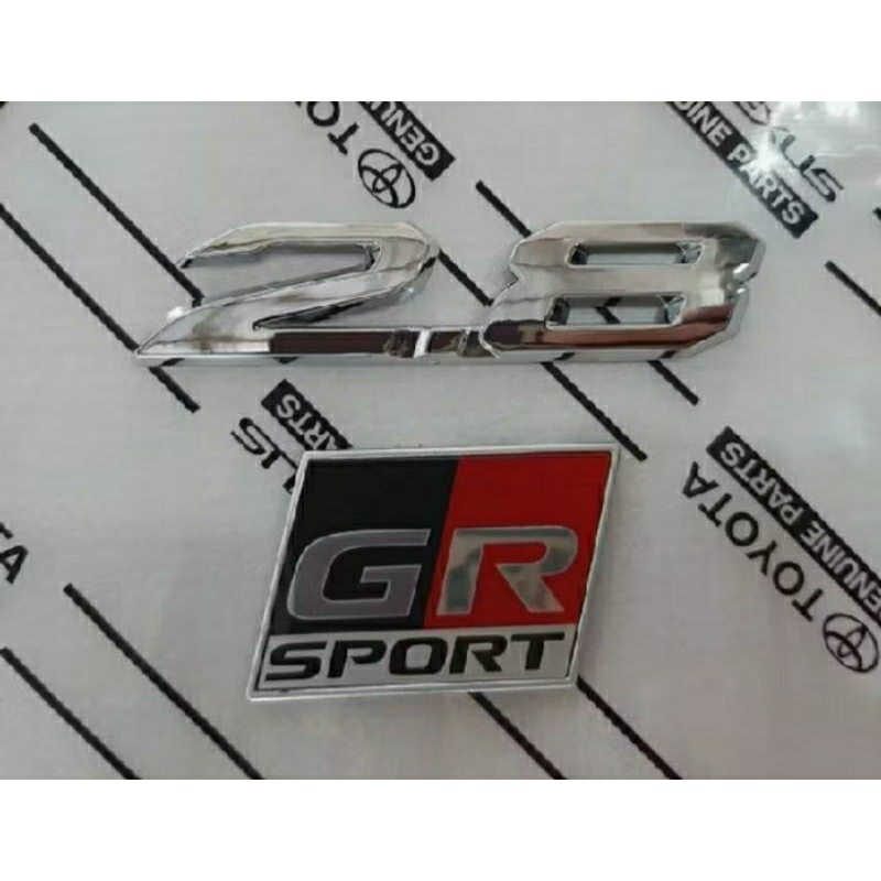 EMBLEM LOGO GR SPORT 2.8 TOYOTA FORTUNER ORIGINAL