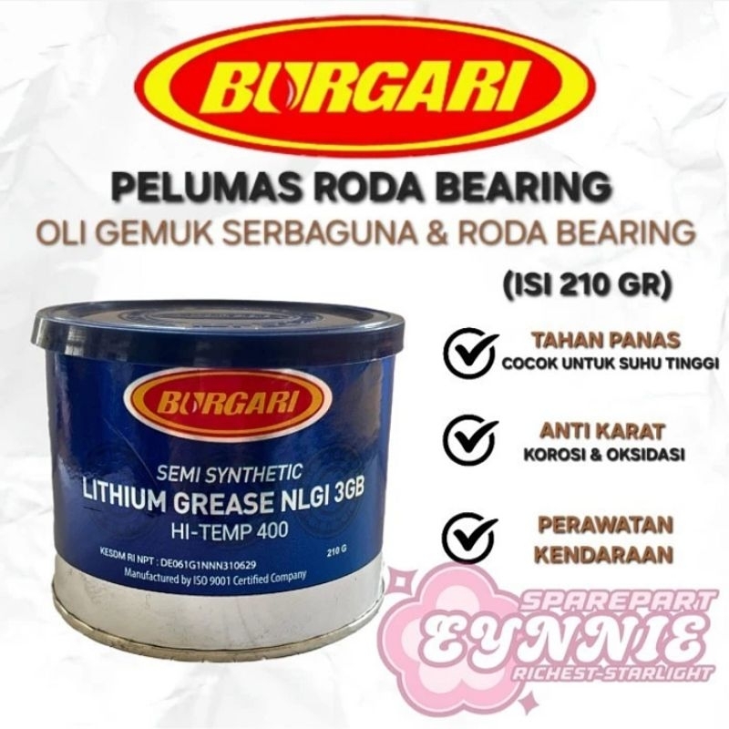 OLI GEMUK MESIN BOR BOBOK 210GR GREASE MESIN BOR BOBOK OLI KENTAL MESIN BOR BOBOK OLI PELUMAS BOR BO