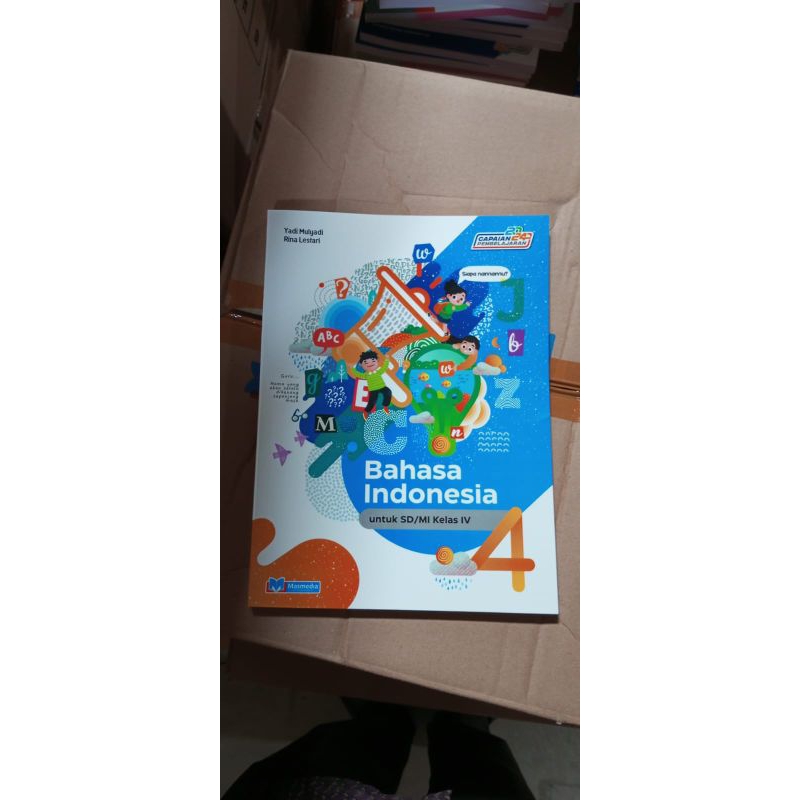 BUKU PAKET MASMEDIA BAHASA INDONESIA SD,KLS lV /4 CP 2024/2025