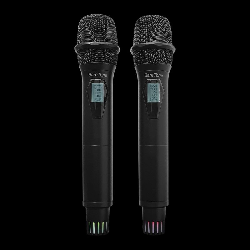 BareTone WM818 microphone wireless BareTone Microphone | Microphone wireless | Dual Microphone Wirel