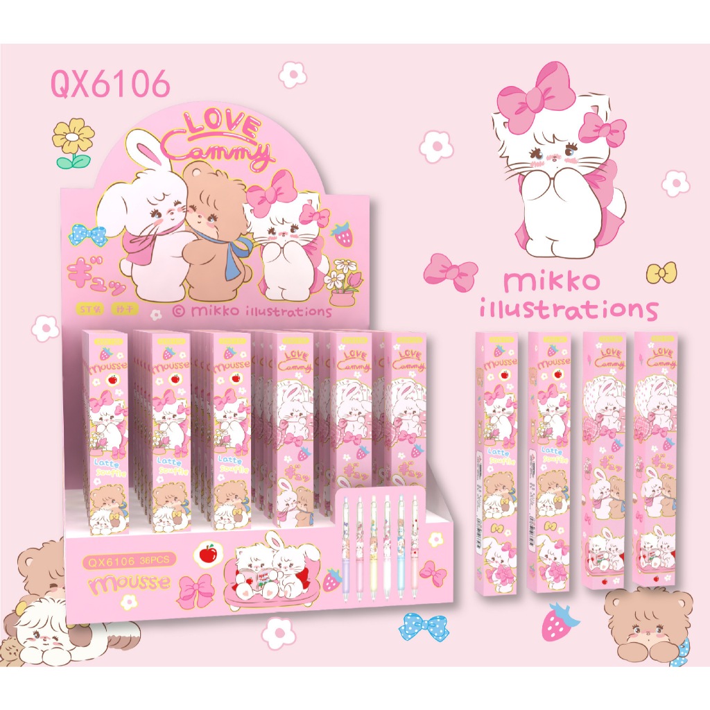 

{Mikko} Pen Gel Blind Box Karakter Mikko No. QX-6106