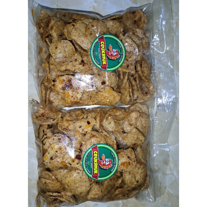 

Basreng koin gurih, pedas, dan wangi daun jeruk