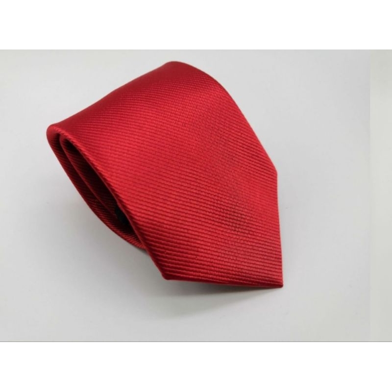 Dasi Pria Merah Garis Instan Dasi Merah Resleting Dasi Merah Panjang Siap Pakai